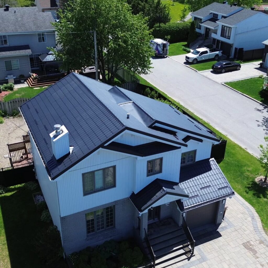 Toiture métallique Île-Bizard